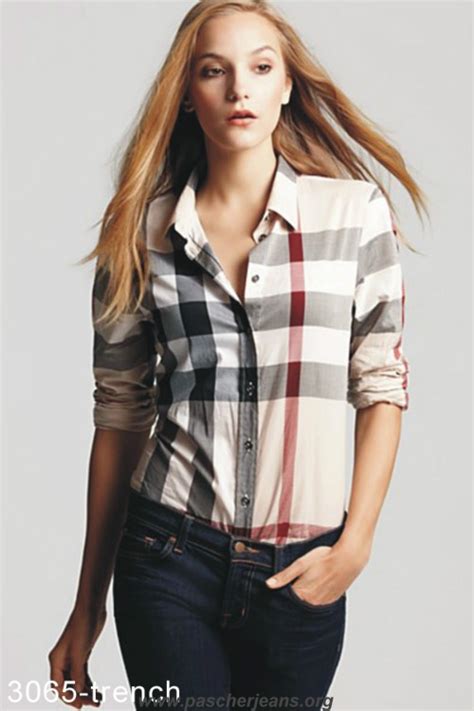 chemise imitation burberry femme pas cher|Chemises Burberry pour femme .